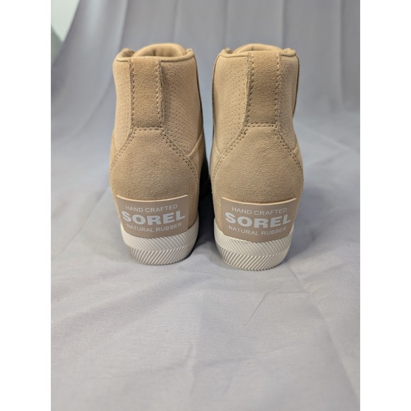 SOREL Out n About Pull On Wedge Womens Waterproof Suede Shoes Boots Size 7.5 - Picture 3 of 7